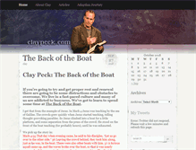 Tablet Screenshot of claypeck.com